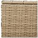 Contenitore Da Giardino Beige Misto 984l In Polyrattan - Foto miniatura 6