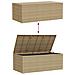 Contenitore Da Giardino Beige Misto 984l In Polyrattan - Foto miniatura 9