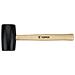 Martello In Gomma 50 Mm / 340 G, Manico In Legno - Foto miniatura 1