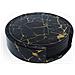 Set Di 6 Sottobicchieri Rotondi In Pelle Pu Con Supporti Black - Foto miniatura 1