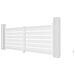 Cancello Battente 3,5m Vogel Alt. 120cm Alluminio Bianco + Motorizzazione Bunker B500 - Foto miniatura 3