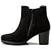 Stivali Con Zip Da Donna In Pelle Scamosciata Nera 39 - Foto miniatura 2