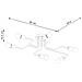 Lampadario Timbo 6 Bianco Sl. 1666 - Soppalco Lampadario Bianco /legno Naturale 16.5x85x58 Cm - Foto miniatura 2