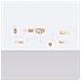 Lampadario Timbo 6 Bianco Sl. 1666 - Soppalco Lampadario Bianco /legno Naturale 16.5x85x58 Cm - Foto miniatura 3