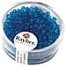 Rayher - 17 Grammi - Perline Rotonde In Vetro Trasparente Ø2,6mm - Colore Azzurro - Foto miniatura 1