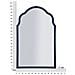 Specchio Con Cornice Classico 3 - Blu - Mdf - 100x62x1 Cm - Foto miniatura 8