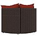 Divani Angolari da Giardino con Cuscini 2pz Polyrattan Marrone - Foto miniatura 6