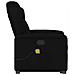 Poltrona Alzapersona Massaggiante Reclinabile Nera in Tessuto - Foto miniatura 6