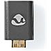 Adattatore Da Hdmi Mini A Hdmi Dritto In Alluminio, Grigio - Foto miniatura 3