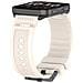 Cinturino In Silicone Compatibile Con Garmin Venu X1: Sportivo, Traspirante E Confortevole White+black - Foto miniatura 5