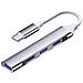 Adattatore Usb-c A 4 Porte: 3 Usb 2.0 + 1 Usb 3.0 Per Una Connettività Estesa Grey - Foto miniatura 1