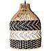 Lampadario Turabo Rattan Nero /bianco - Foto miniatura 2