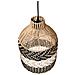 Lampadario Turabo Rattan Nero /bianco - Foto miniatura 4