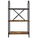 Libreria Rovere fumo 60 x 30 x 109 cm Legno multistrato - Foto miniatura 5