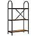Libreria Rovere fumo 60 x 30 x 109 cm Legno multistrato - Foto miniatura 7