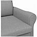 poltrona Grigio chiaro 76 x 94 x 102 cm Tessuto - Foto miniatura 7