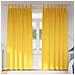 Tende con tende 2 pcs giallo senape Poliestere - Foto miniatura 2