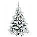 Albero di Natale artificiale con 150 LED Bianco 120 cm PE e PVC - Foto miniatura 3