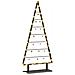 Albero di Natale in metallo con supporto Nero 125 cm Acciaio - Foto miniatura 3
