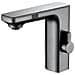 Rubinetto per lavabo da bagno, Blackswan, tipo M226, modello grigio antracite, con display LCD e sensore, dimensione 18 cm - Foto miniatura 1