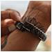 Bracciale Da Uomo In Pelle Steady Marrone 20 Cm - Foto miniatura 4