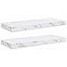 Scaffale da parete 2 pcs Marmo Bianco 60 x 23,5 x 4 cm - Foto miniatura 1