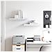 Scaffale da parete 2 pcs Marmo Bianco 60 x 23,5 x 4 cm - Foto miniatura 4