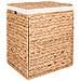 Cesta Portabiancheria Passo In Giacinto D'acqua Naturale 43x32x55 Cm - Foto miniatura 1