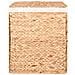 Cesta Portabiancheria Passo In Giacinto D'acqua Naturale 43x32x55 Cm - Foto miniatura 3