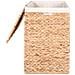 Cesta Portabiancheria Passo In Giacinto D'acqua Naturale 43x32x55 Cm - Foto miniatura 5