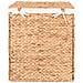 Cesta Portabiancheria Passo In Giacinto D'acqua Naturale 43x32x55 Cm - Foto miniatura 6