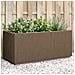 Scatola per Fiori da Giardino Marrone 80 x 36 x 35 cm PP - Foto miniatura 3