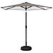 Parasol da Giardino con Luci LED 270 x 270 cm Poliestere - Foto miniatura 1
