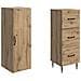 Set di armadi 2 pcs Rovere Artigianale 33 x 34,5 x 90 cm - Foto miniatura 3