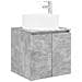 Mobile lavabo da parete Grigio Cemento 49,5 x 44,5 x 65,5 cm - Foto miniatura 1