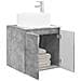 Mobile lavabo da parete Grigio Cemento 49,5 x 44,5 x 65,5 cm - Foto miniatura 2