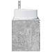 Mobile lavabo da parete Grigio Cemento 49,5 x 44,5 x 65,5 cm - Foto miniatura 3