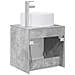 Mobile lavabo da parete Grigio Cemento 49,5 x 44,5 x 65,5 cm - Foto miniatura 4