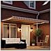 Cornice per Tenda Manuale con LED 5 x 3 m - Foto miniatura 3