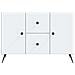Credenza Bianco 89 x 34,5 x 60 cm Legno ingegnerizzato - Foto miniatura 6