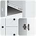 Credenza Bianco 89 x 34,5 x 60 cm Legno ingegnerizzato - Foto miniatura 9