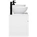Set di Armadi da Bagno 3 pz Bianco Lucido 49 x 44,5 x 66,5 cm - Foto miniatura 7