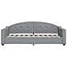 Divano Letto Estraibile Cassetti Grigio Chiaro 100x190 Tessuto - Foto miniatura 7