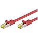 ICOC R7-7SS-100-RE - Cavo Patch Cat. 7 Plug RJ45 6A S / FTP LSZH 10m Rosso - Foto miniatura 1
