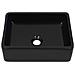 Lavandino Rettangolare In Ceramica Nero 41x30x12 Cm - Foto miniatura 3