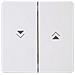 Placca Di Copertura Interruttore Persiane, Pulsante Persiane Hk05 Bianco Artico - Foto miniatura 1