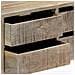 Credenza 140x30x60 Cm In Legno Massello Di Mango - Foto miniatura 5