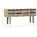 Credenza 140x30x60 Cm In Legno Massello Di Mango - Foto miniatura 7