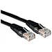 Urt-605 Black Cavo Di Rete 5 M Cat5e U / utp [ utp] Nero (rj45 [ m] To Rj45 [ m] Cat5e 5m Black Oem Moulded Boot Copper Utp Network Cable)  - Foto miniatura 1