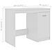 Scrivania Bianco Lucido 100x50x76 cm in Legno Multistrato - Foto miniatura 3